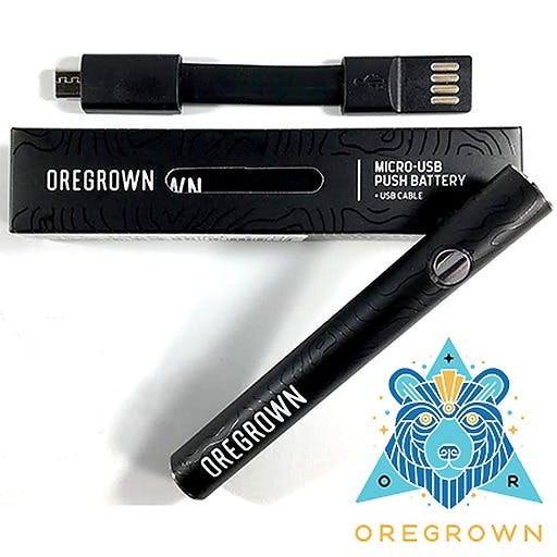 Oregrown Voltage PushButton Vape Pen Battery Leafly